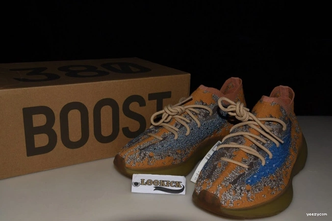 REFLECTIVE BOOST BLUE OAT YEEZY ADIDAS 380 FX9847 0718